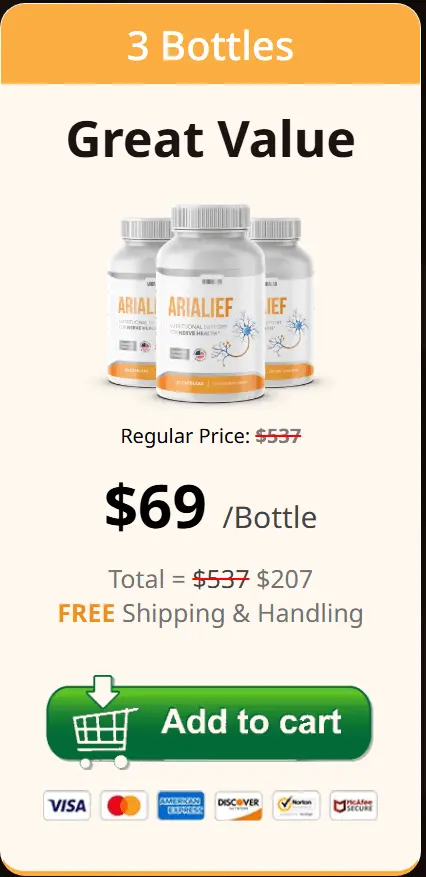 arialief 3 bottle